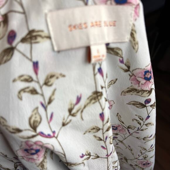 Skies Are Blue Open Blazer Large Shawl Collar Soft Neutral Career Work Academia - Picture 6 of 6